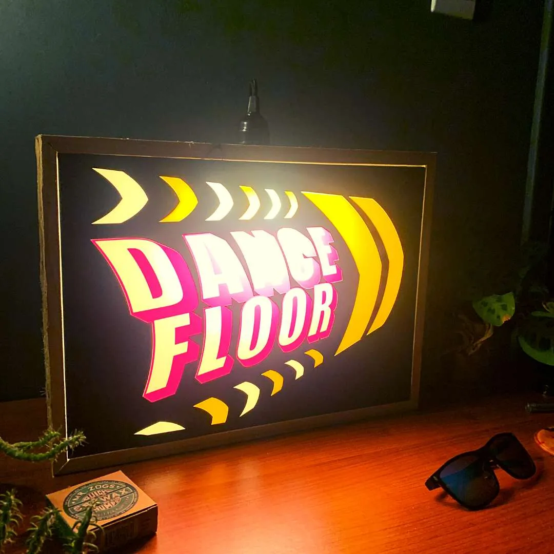 1980s Dance Floor - Lightbox