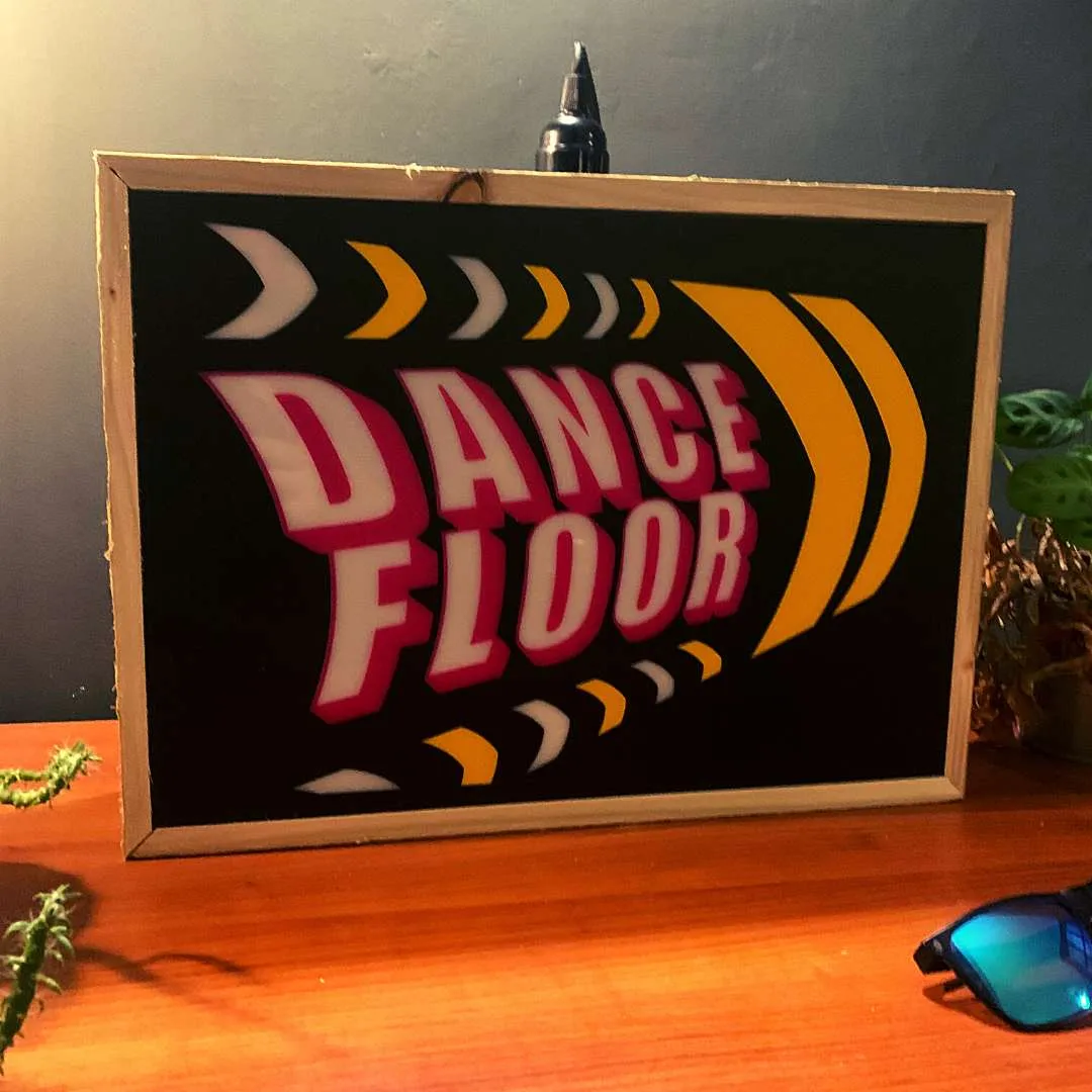 1980s Dance Floor - Lightbox