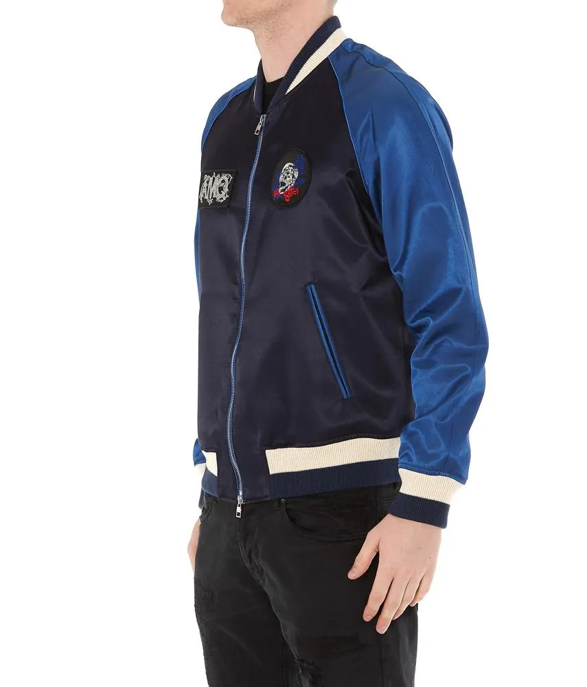 Alexander McQueen Embroidered Bomber Jacket