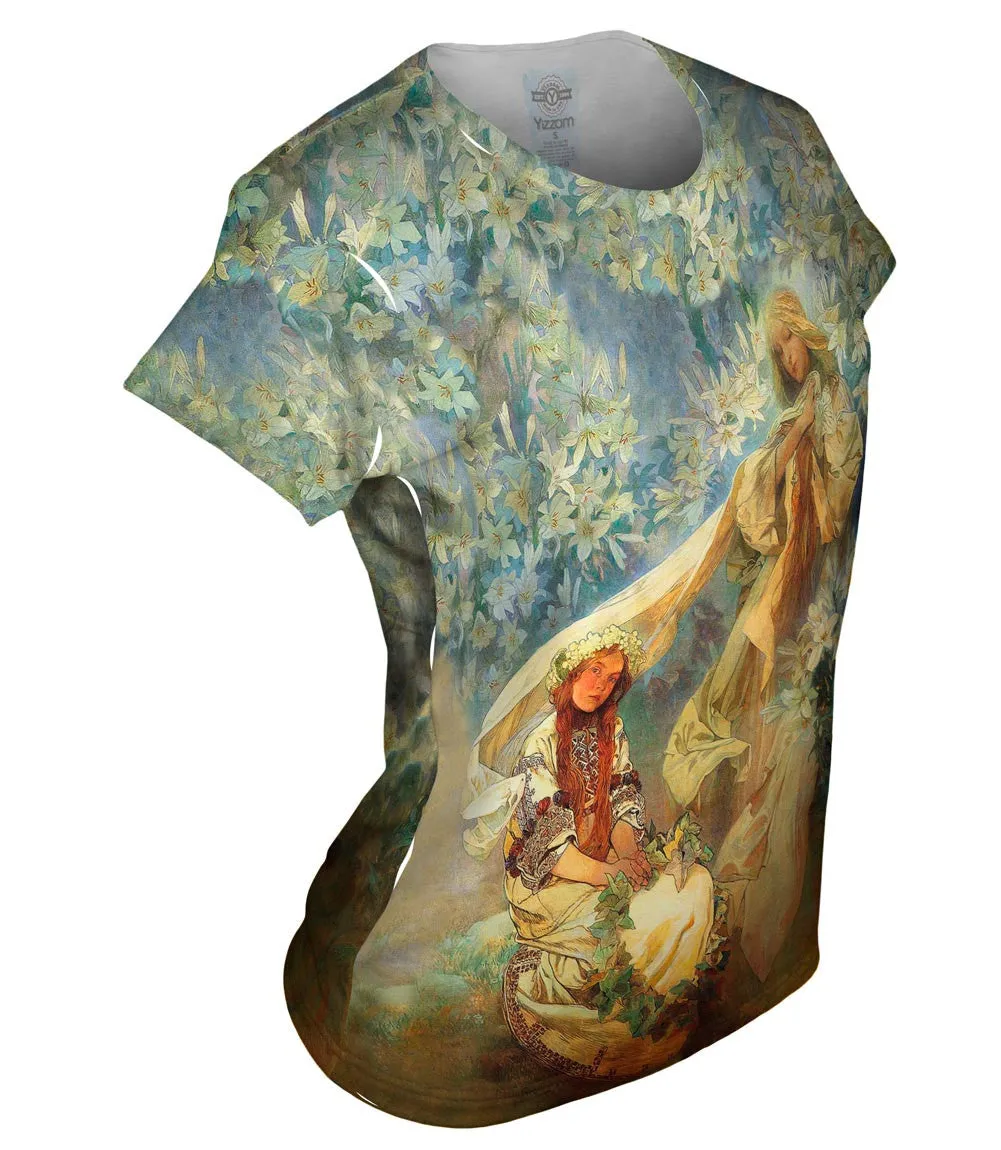Alphonse Mucha - "Madonna of the Lilies" (1905)