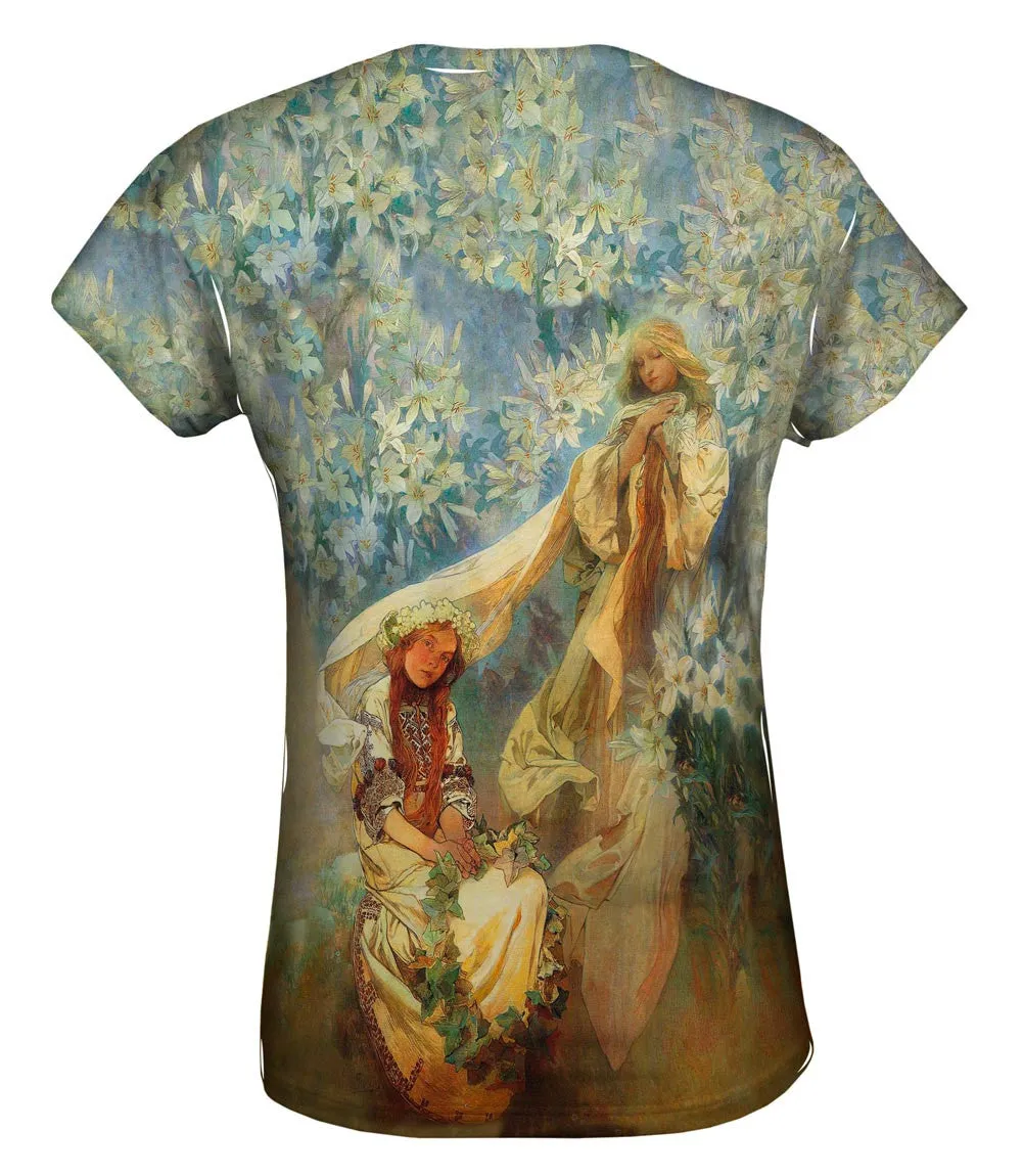 Alphonse Mucha - "Madonna of the Lilies" (1905)