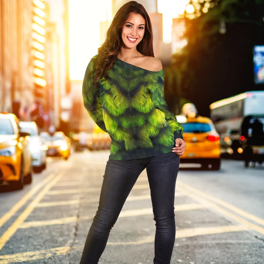 Amazona || Off Shoulder Sweater || by Cosmic Shiva