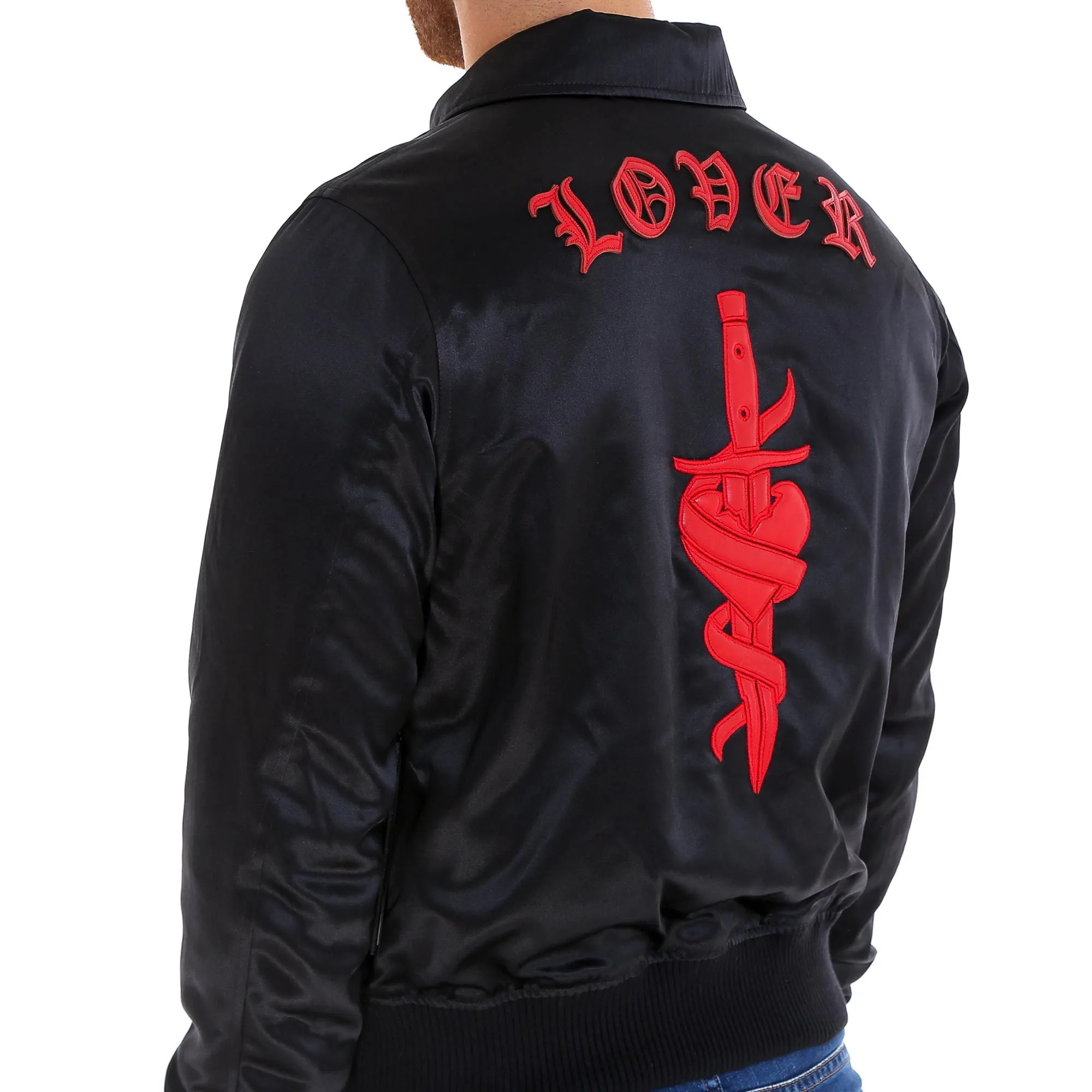 Amiri Lover Logo Bomber Jacket