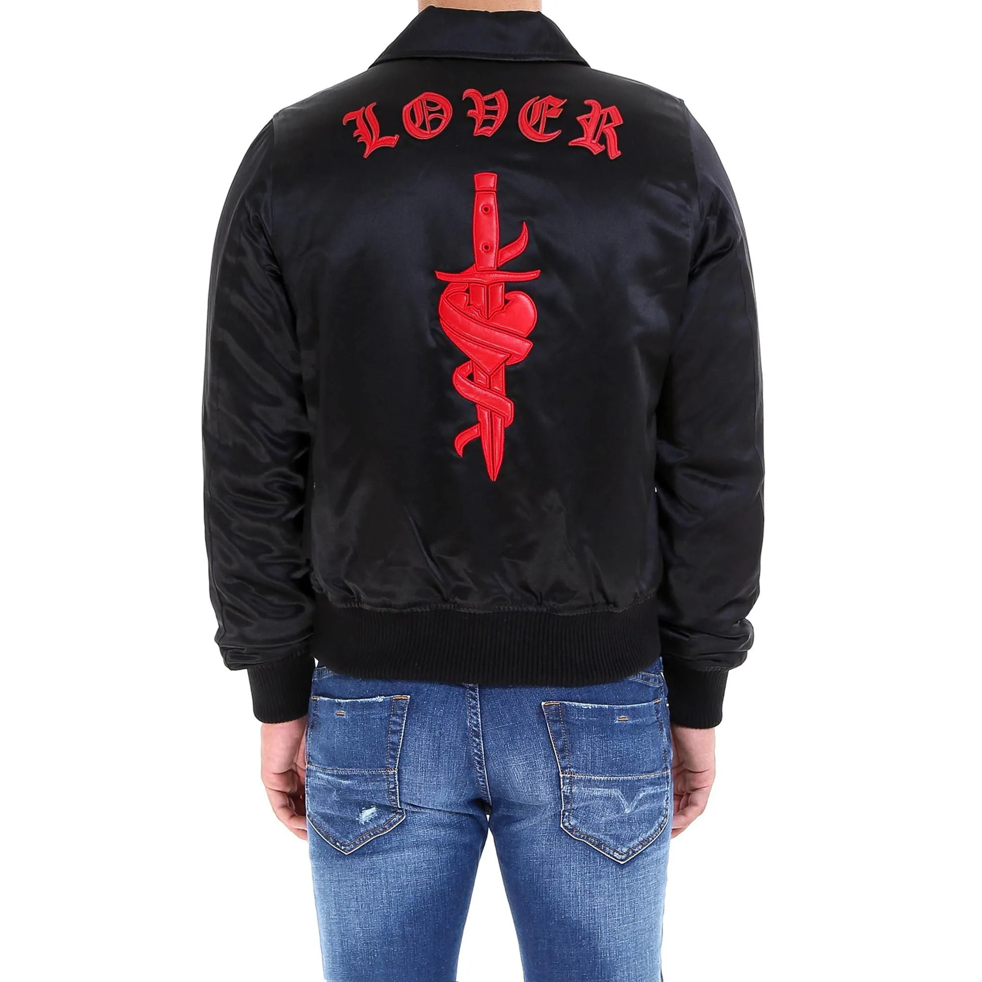 Amiri Lover Logo Bomber Jacket
