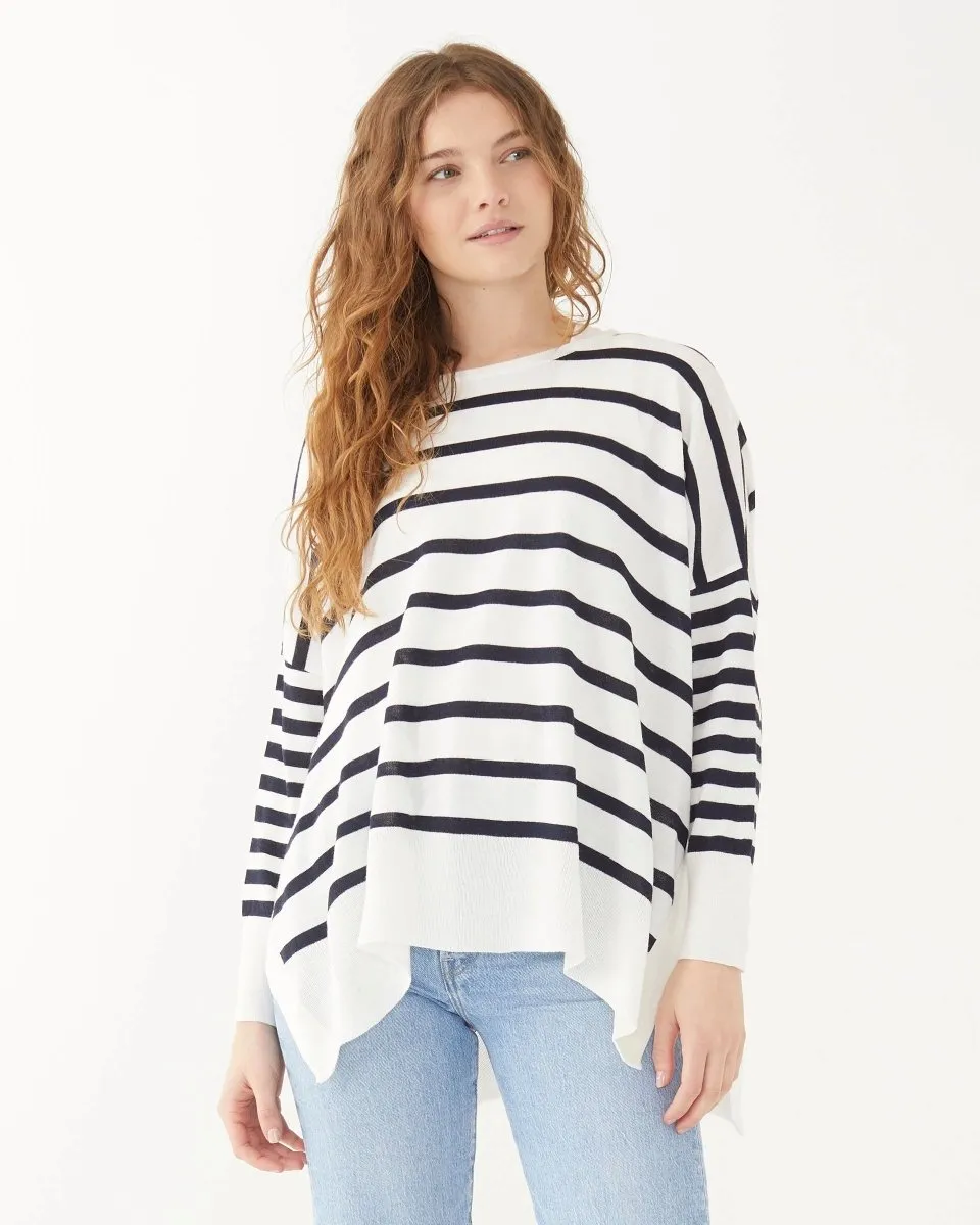 Amour Navy Striped Sweater by Mer Sea