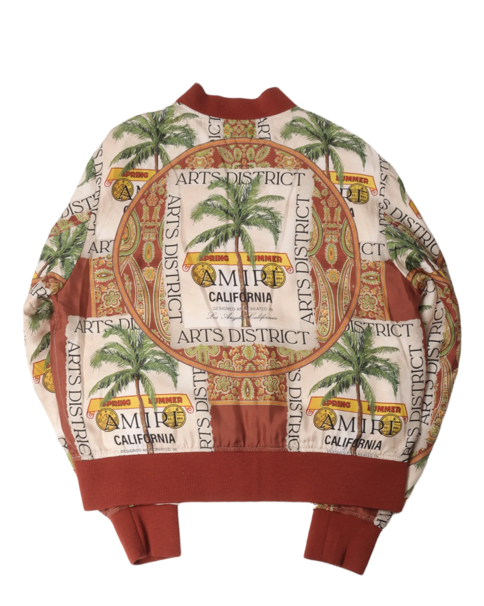 Arts District Silk Bomber Jacket