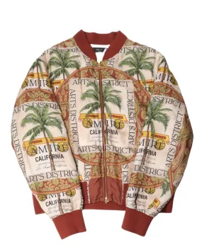 Arts District Silk Bomber Jacket