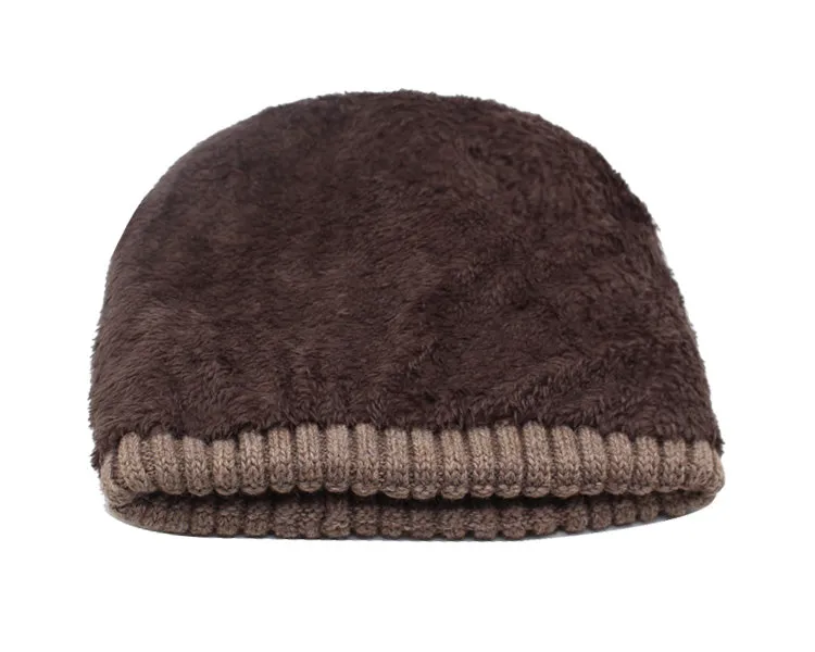 Brand Winter Beanies Winter Men Women Knitted Bonnet  Caps Skullies Black Mask Cap Warm Hat