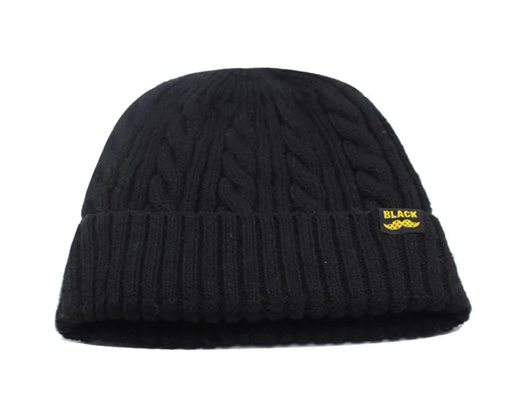Brand Winter Beanies Winter Men Women Knitted Bonnet  Caps Skullies Black Mask Cap Warm Hat