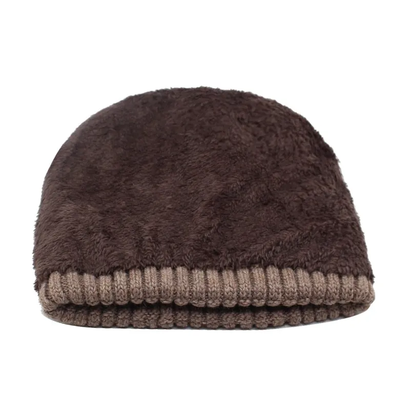Brand Winter Beanies Winter Men Women Knitted Bonnet  Caps Skullies Black Mask Cap Warm Hat