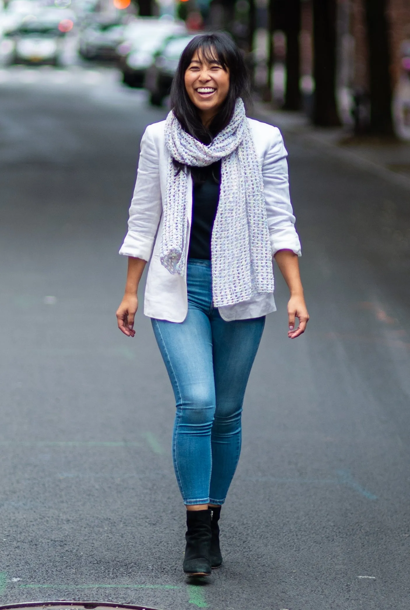 Breezy Mesh Shawl (Crochet)