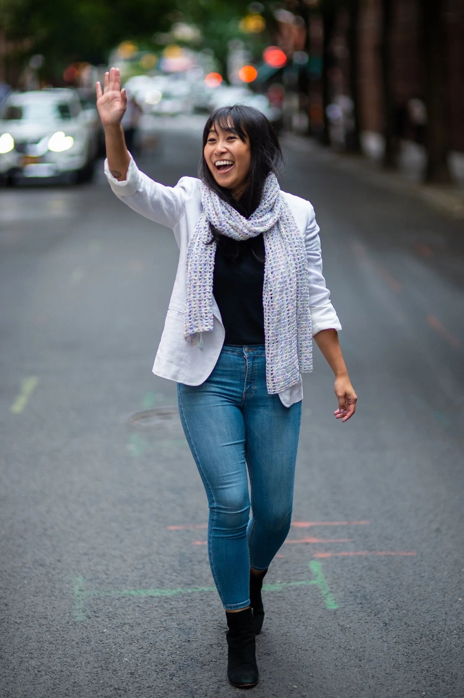 Breezy Mesh Shawl (Crochet)