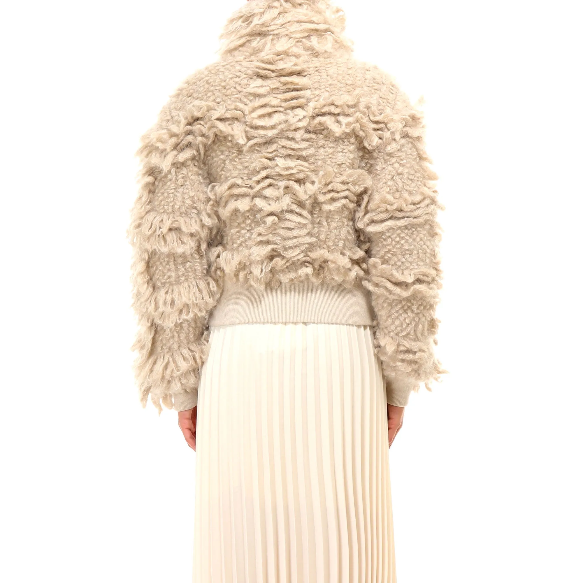 Brunello Cucinelli Knitted Bomber Jacket