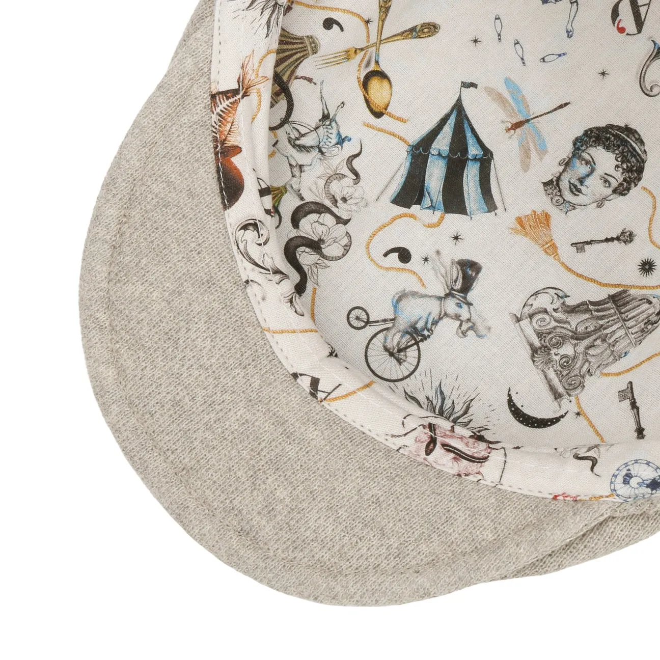 Cotton Knit Flat Cap by Alfonso D'Este