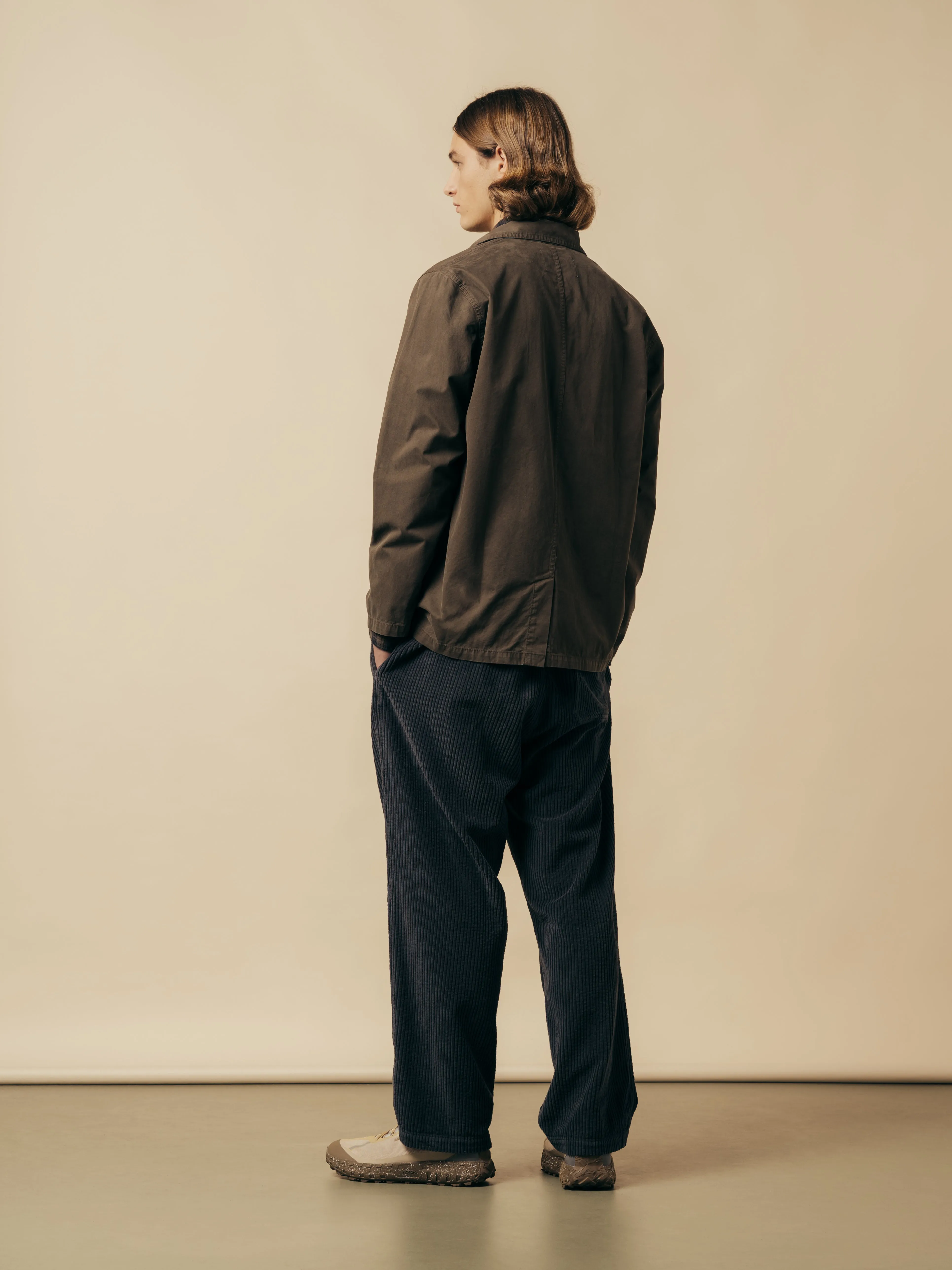 Doune Pant In Charcoal Jumbo Cord