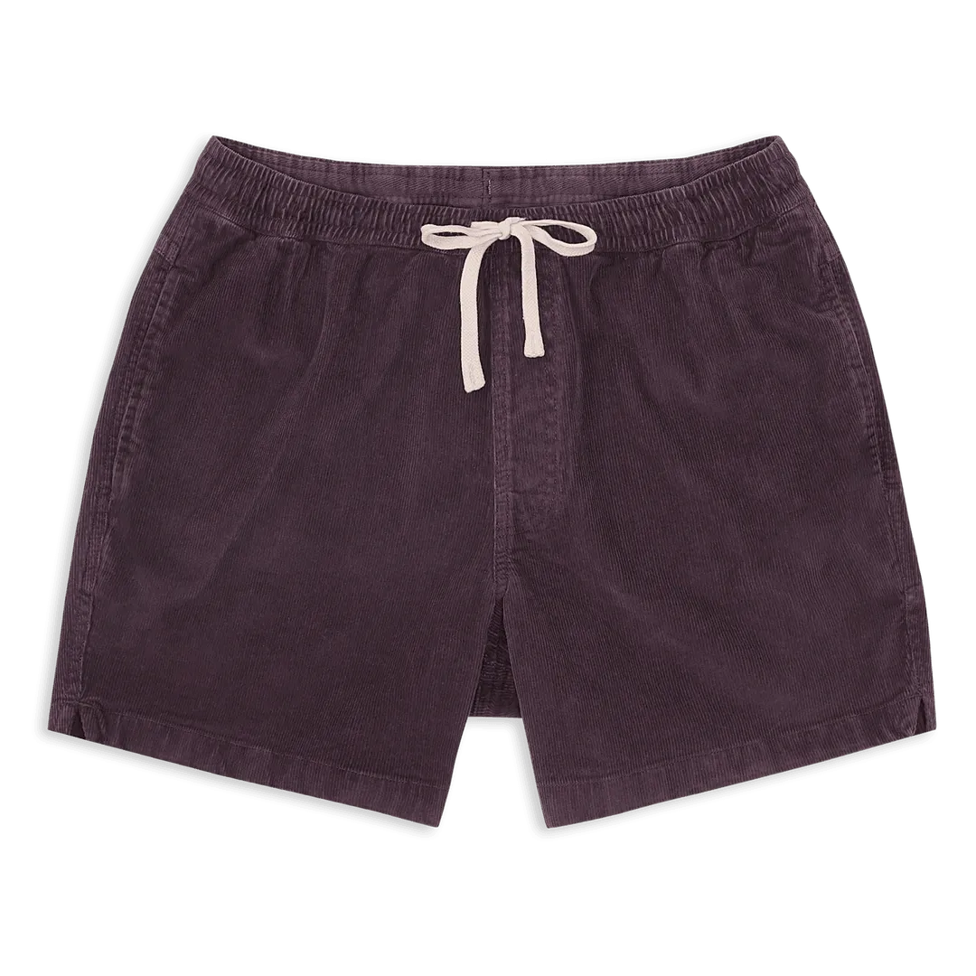 Drawstring Corduroy Short