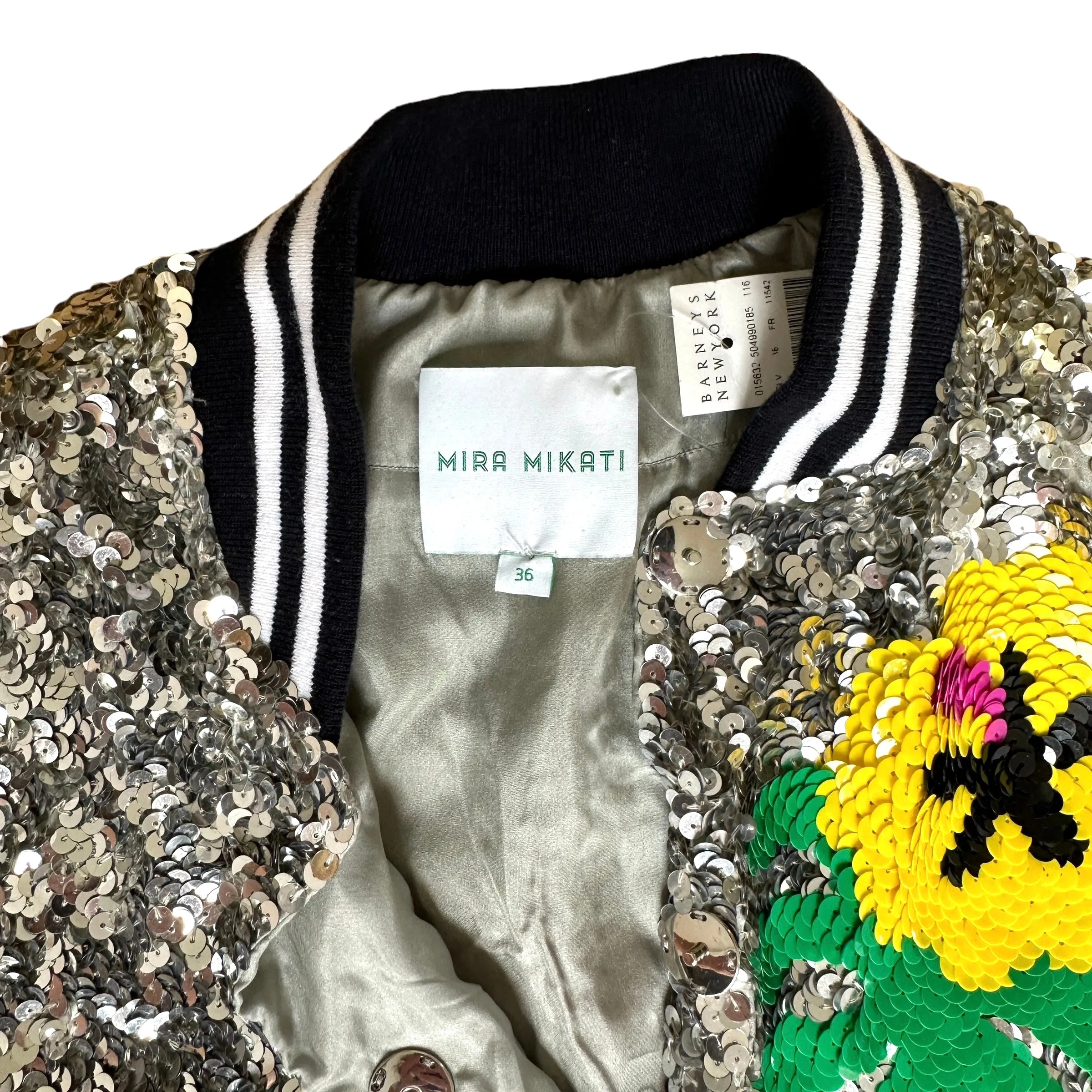 Dream Sequins Bomber Jacket - S