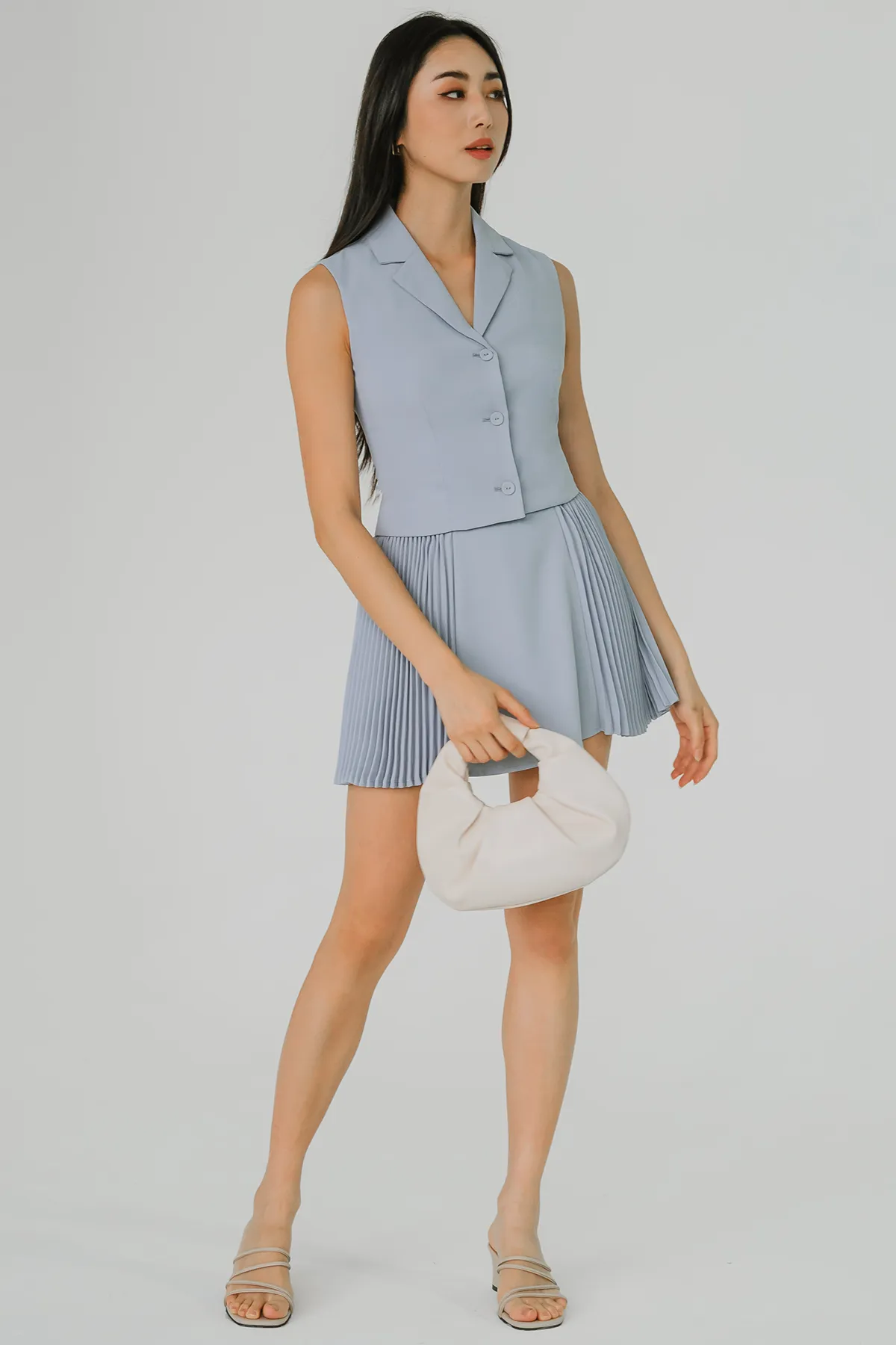 Favourite Tailored Vest (Blue)