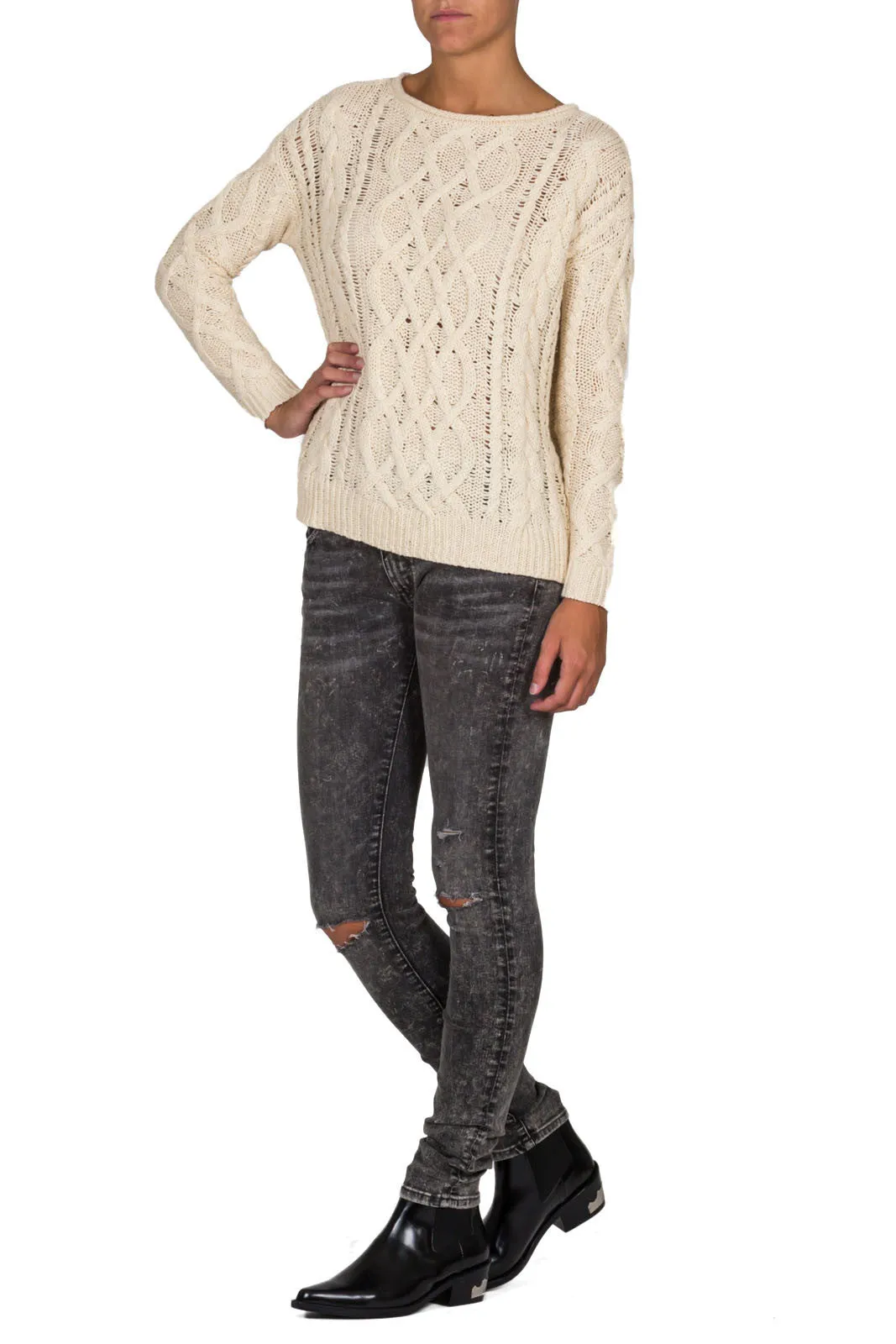Knit Cable Sweater