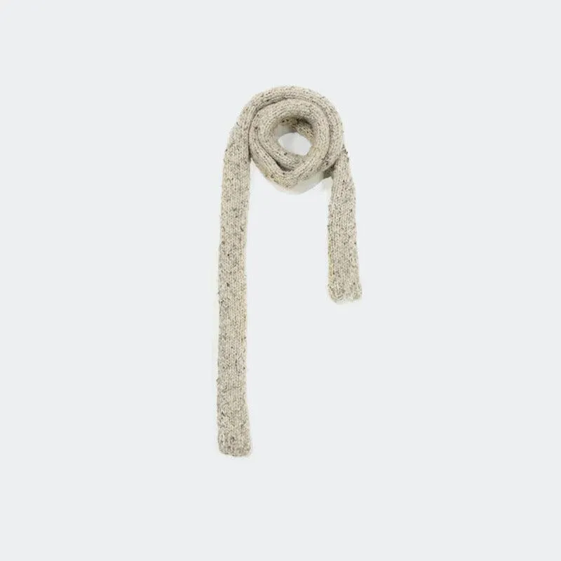 Ladies Solid Color Skinny Soft Scarf YW4014