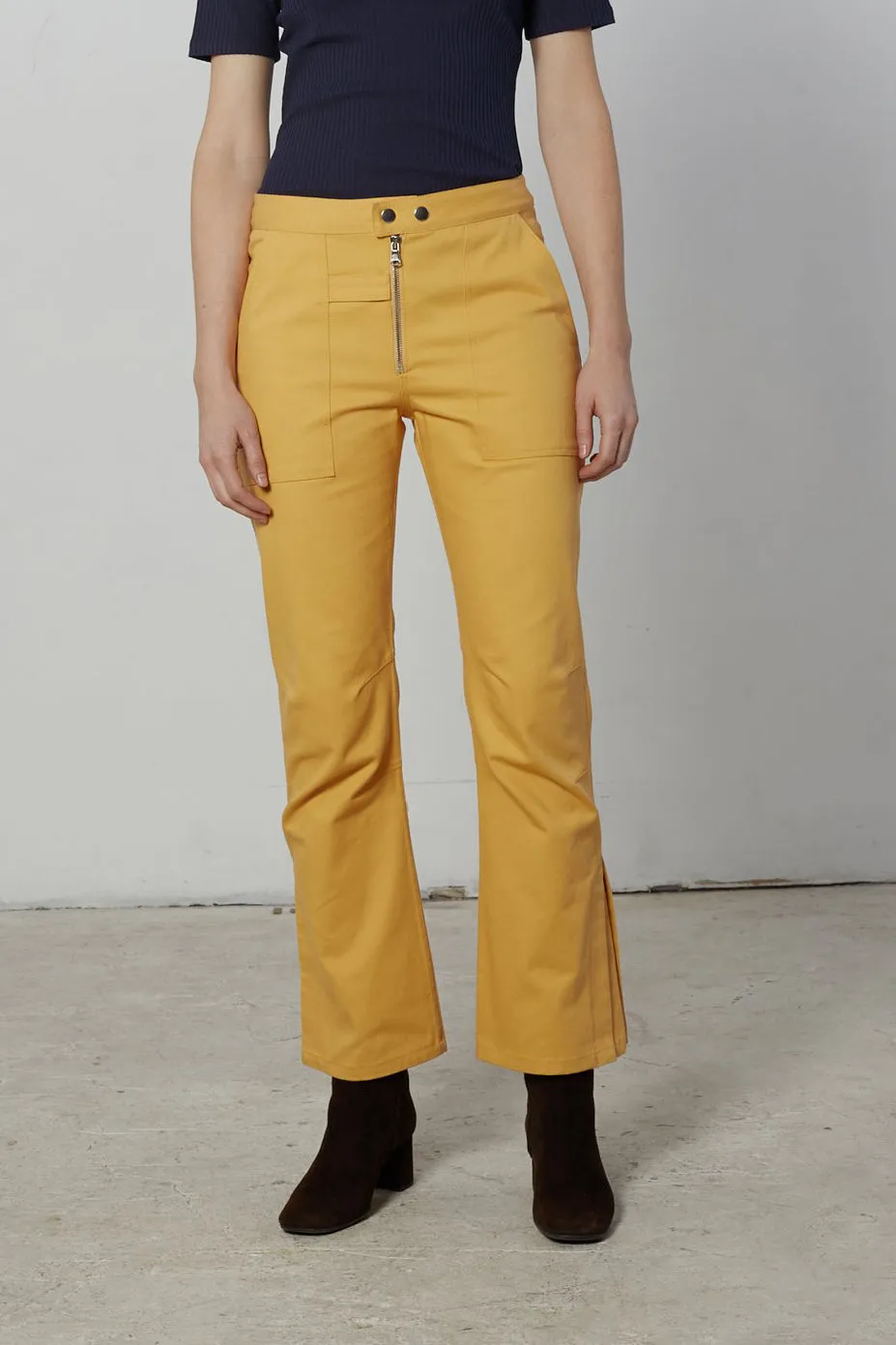 Moto Pants - Marigold