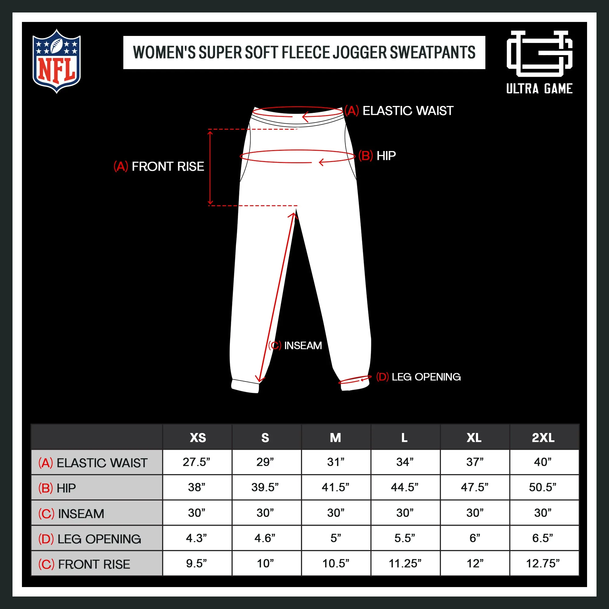 NFL Official Women's Super Soft Fleece Jogger Sweatpants|Miami Dolphins