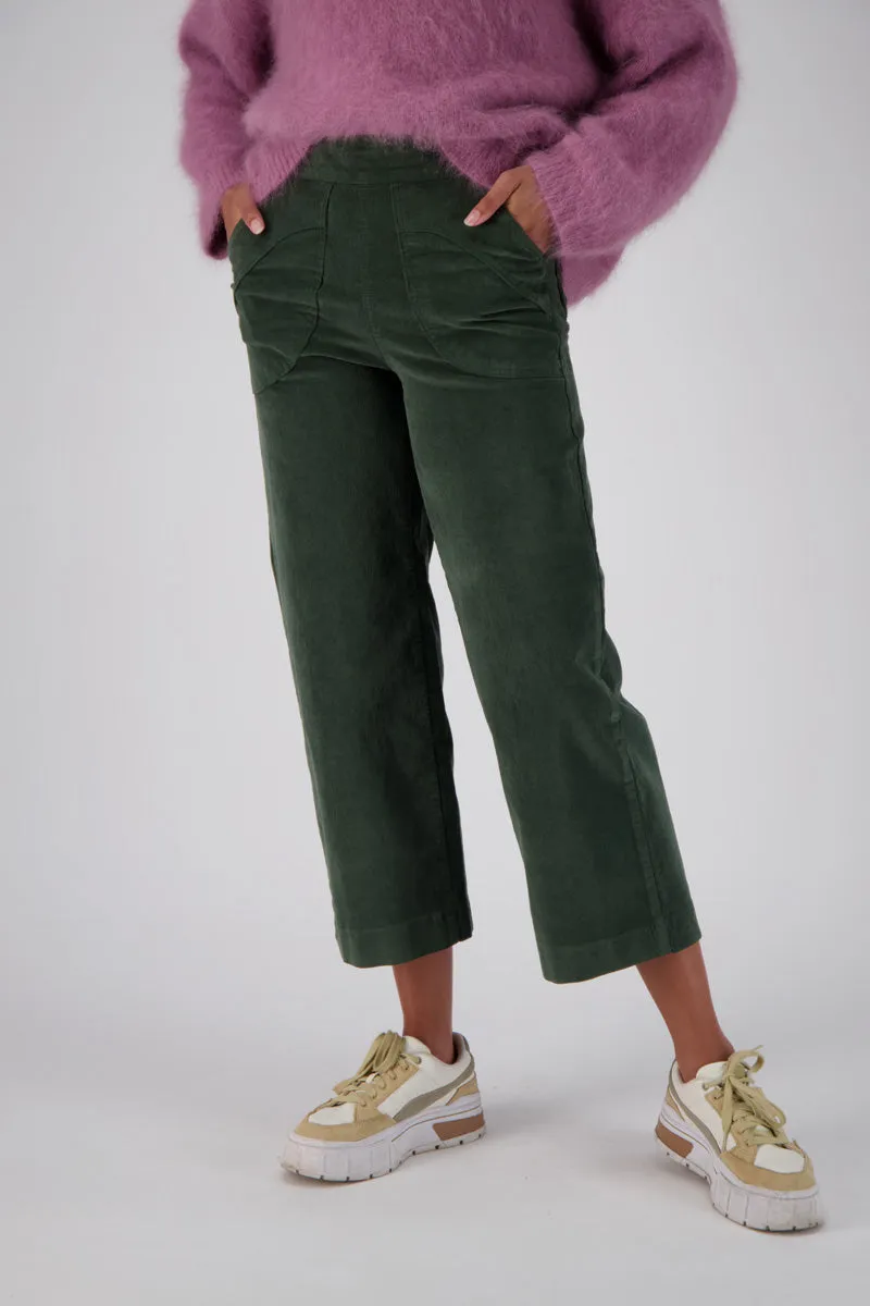 Olga De Polga | Peggy Fine Cord Pants Olive