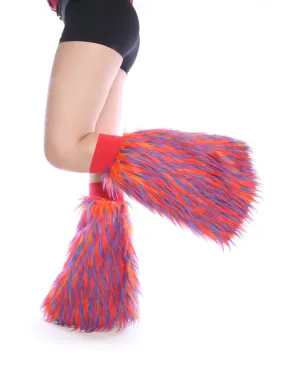 Orange Red and Blue Monster Fluffies