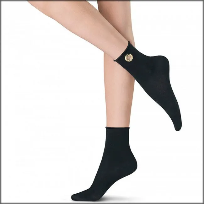 Oroblu Clearance Abstract Ring Cotton Socks