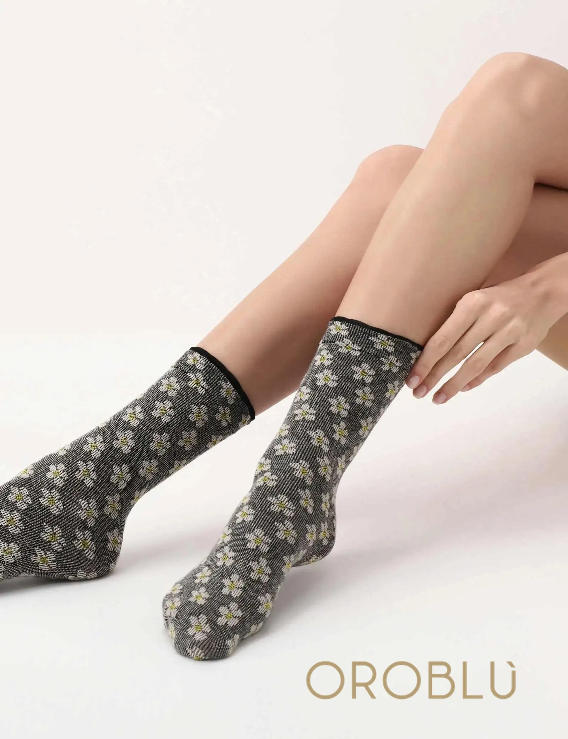 Oroblu Double Fantasy Socks Black (Twin Pack)
