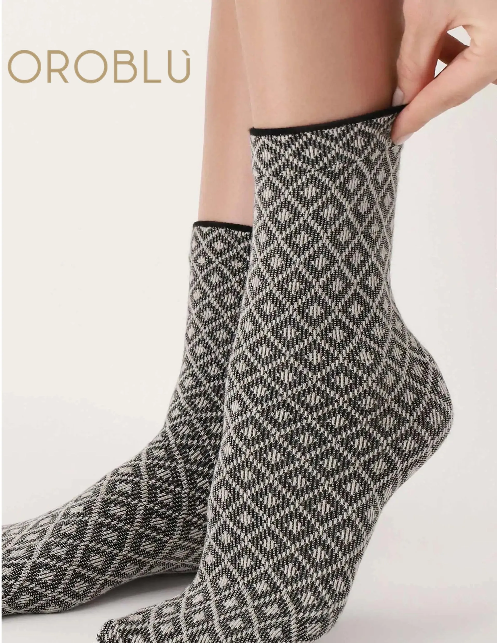 Oroblu Double Fantasy Socks Black (Twin Pack)