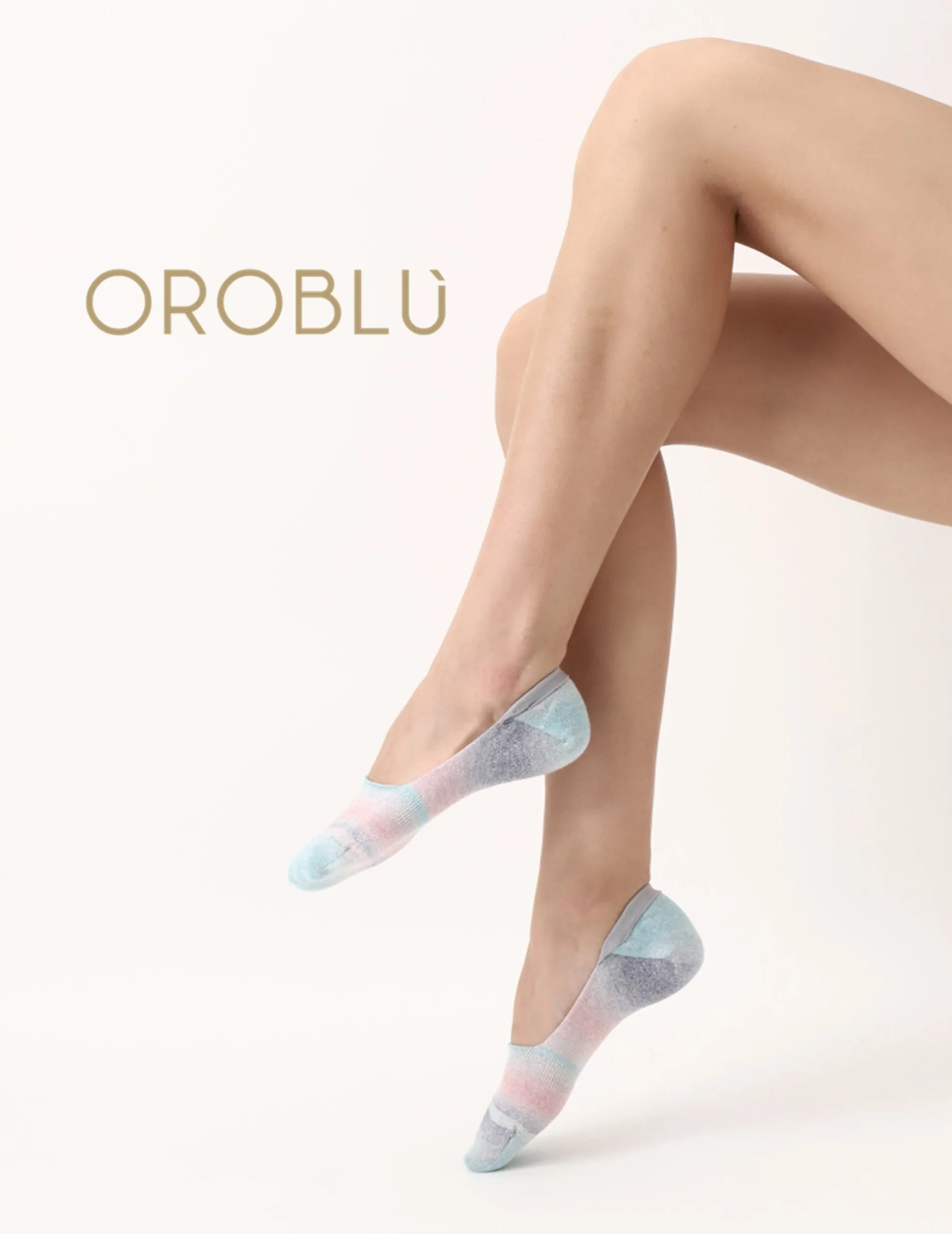 Oroblu Sale Glowing No Show Socks Multi-Colour VOBC67414