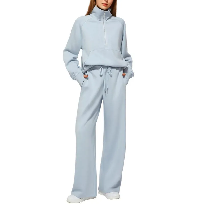 Oversized Two Piece Sweatshirt And Sweatpants Set