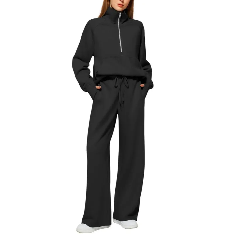 Oversized Two Piece Sweatshirt And Sweatpants Set