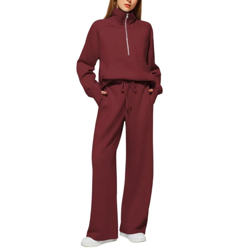 Oversized Two Piece Sweatshirt And Sweatpants Set