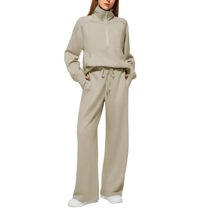 Oversized Two Piece Sweatshirt And Sweatpants Set