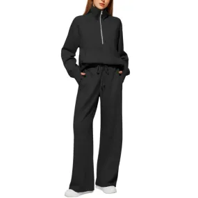 Oversized Two Piece Sweatshirt And Sweatpants Set