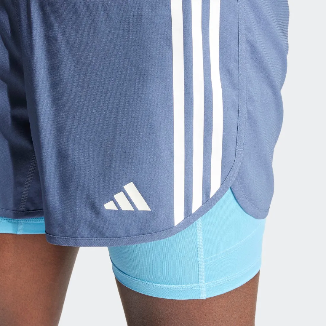 Own The Run 3-Stripes 2-in-1 Shorts