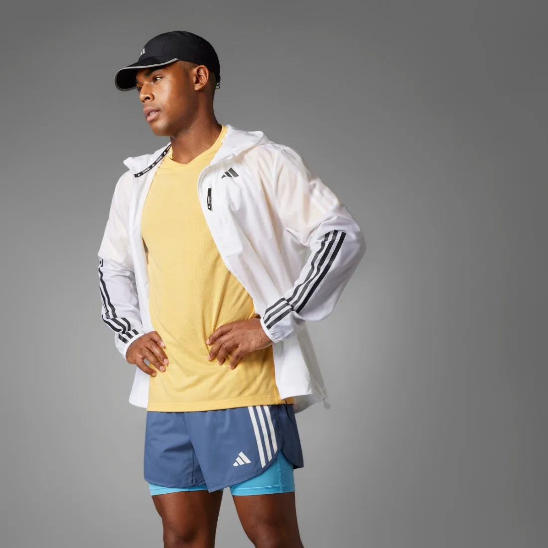 Own The Run 3-Stripes 2-in-1 Shorts