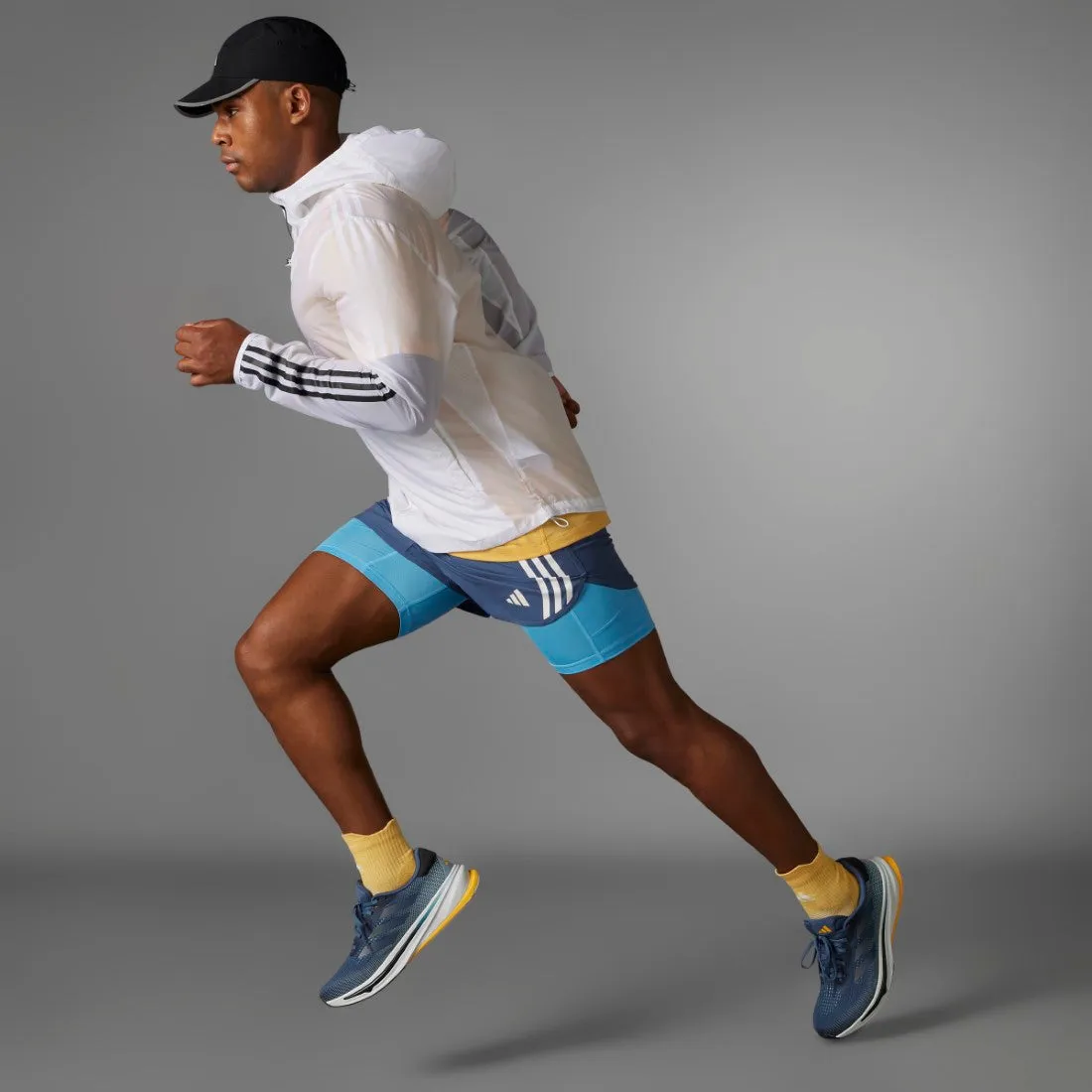 Own The Run 3-Stripes 2-in-1 Shorts