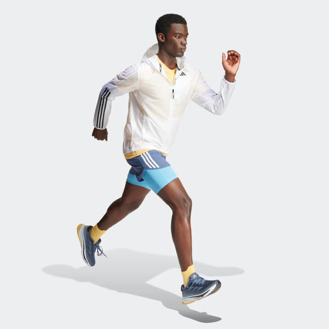 Own The Run 3-Stripes 2-in-1 Shorts