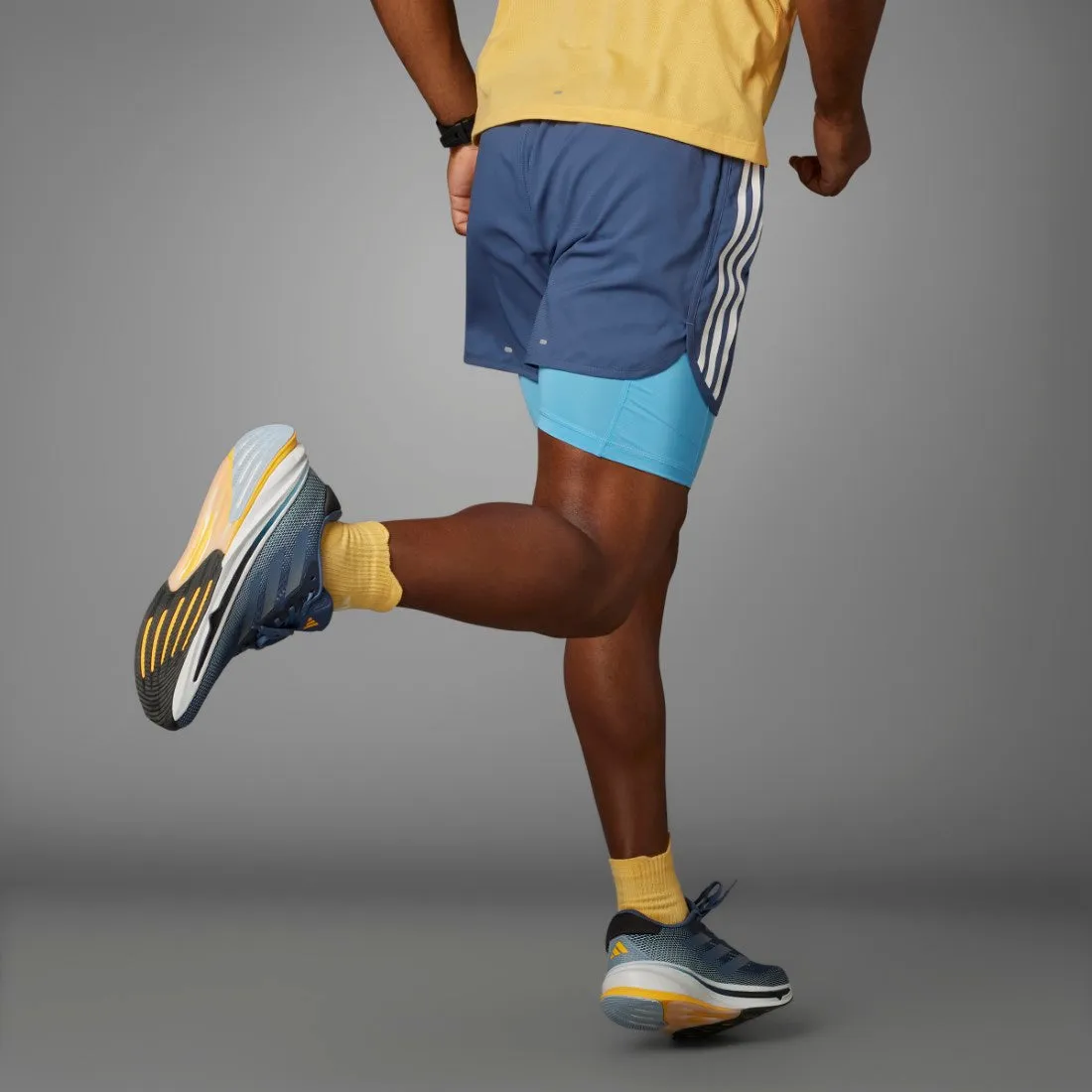 Own The Run 3-Stripes 2-in-1 Shorts