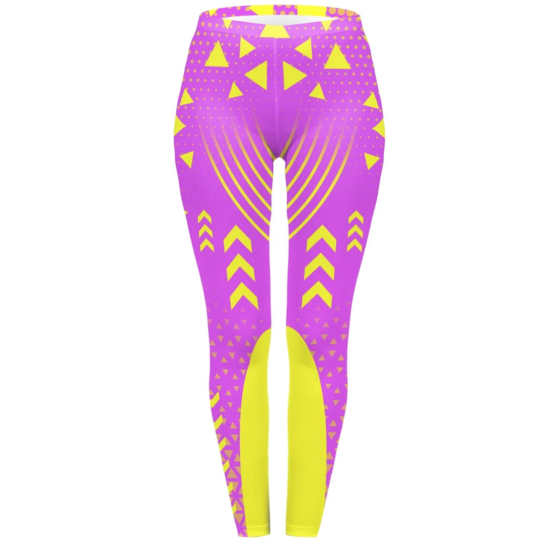 Regular Leggings (8-12 UK Size) - Pink Neon Sport