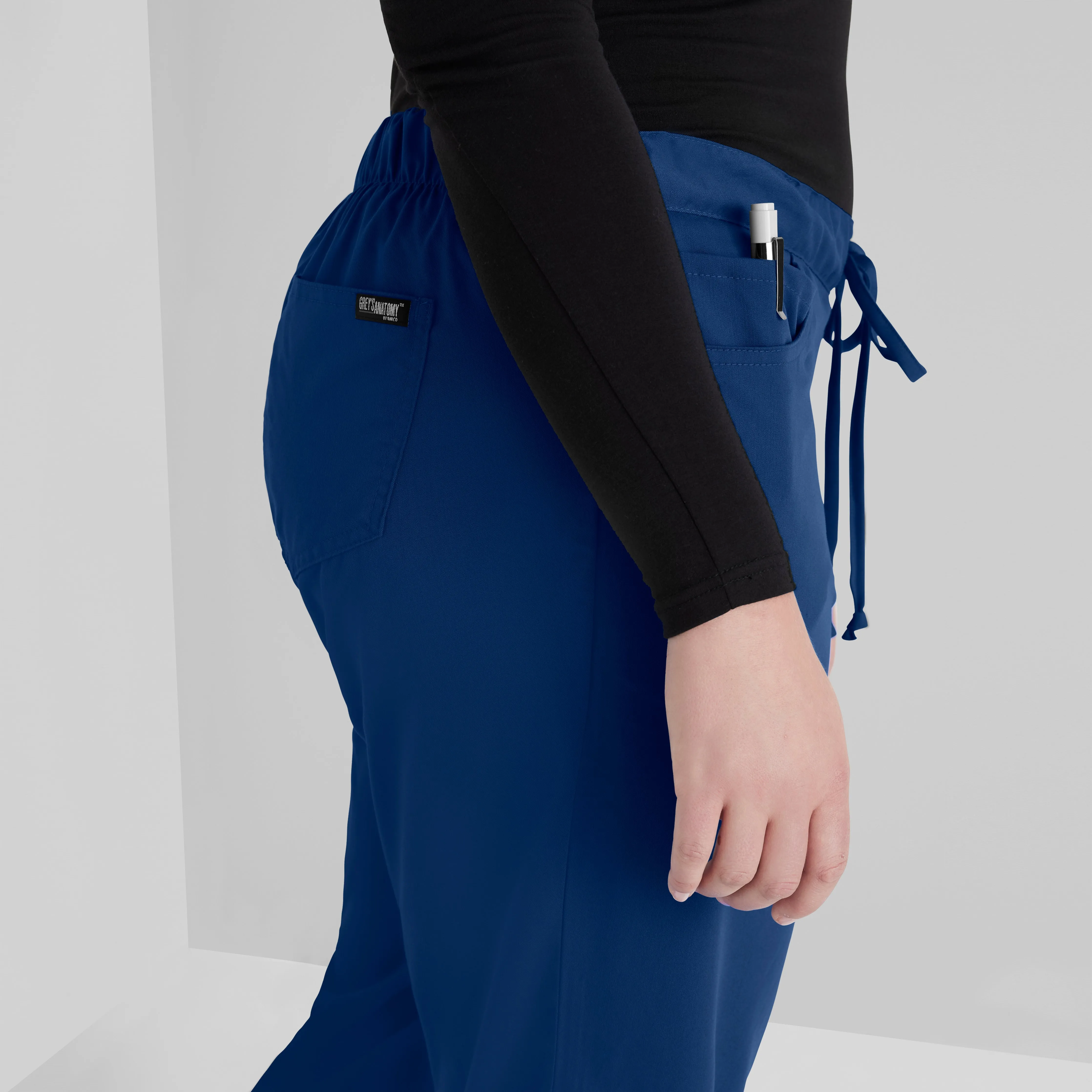 Riley 5-Pocket Mid-Rise Flared Leg Scrub Pant