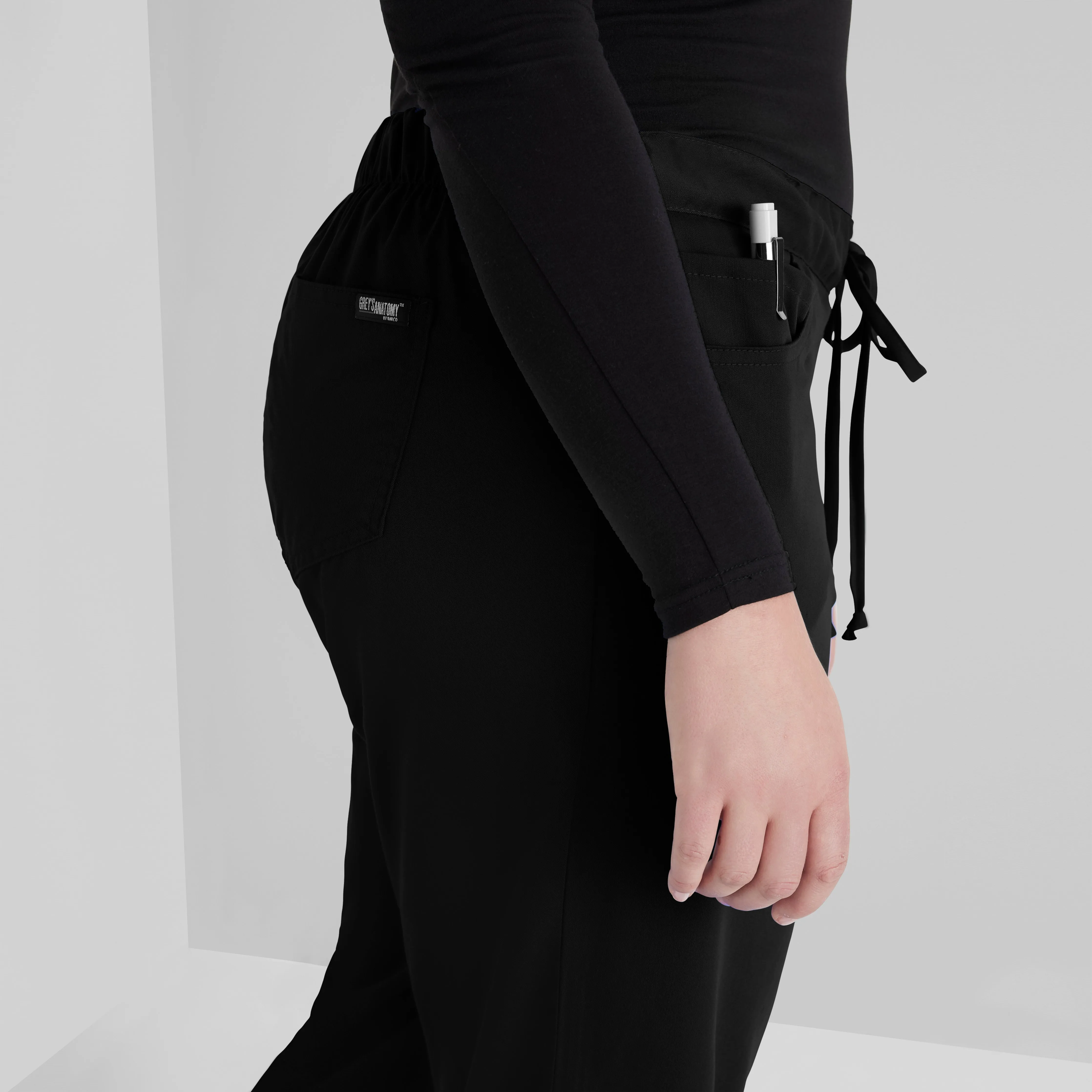 Riley 5-Pocket Mid-Rise Flared Leg Scrub Pant