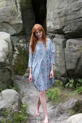 Roshan Dress Hand Block Printed in Pure Cotton
