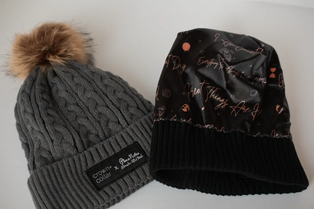 Satin-Lined Toque - Black