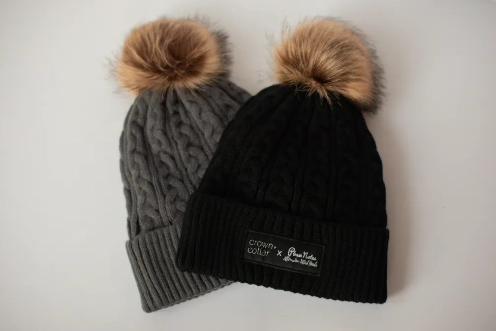 Satin-Lined Toque - Black