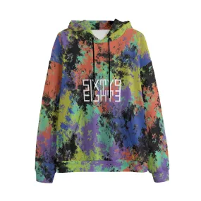Sixty Eight 93 Logo White Fusion #1 Unisex Plus Fleece Pullover Hoodie