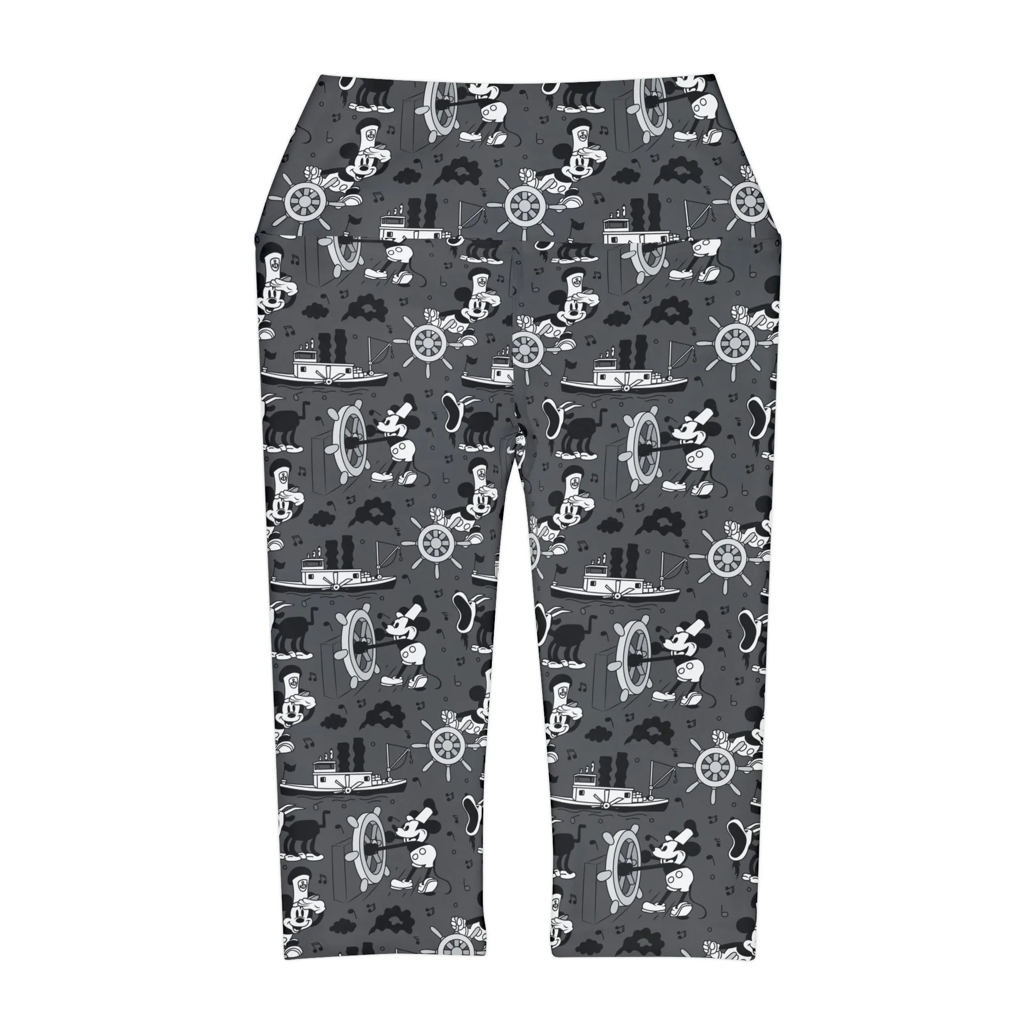 Steamboat Mickey Athletic Capri Leggings